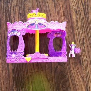 My Little Pony Purple and Yellow Carousel Playset